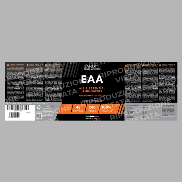 EAA esencialne aminokisline - 240 tablet - slika 5