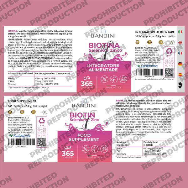 Prehransko dopolnilo z biotinom
