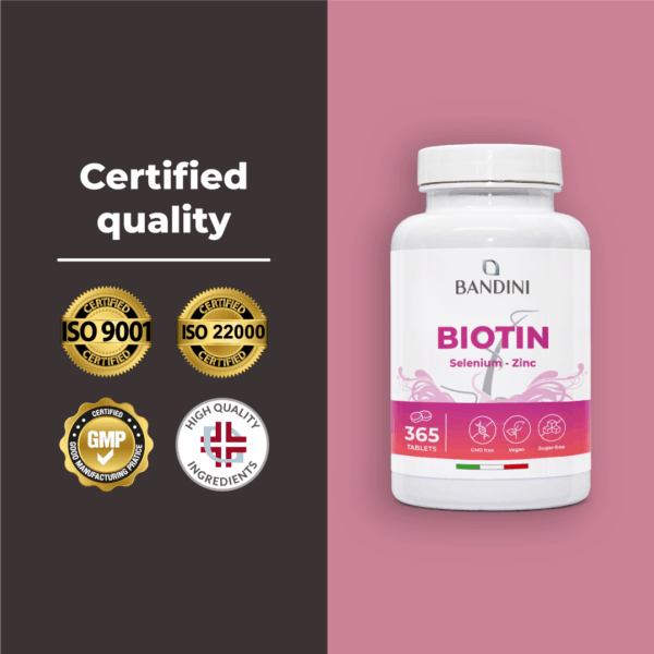Prehransko dopolnilo z biotinom