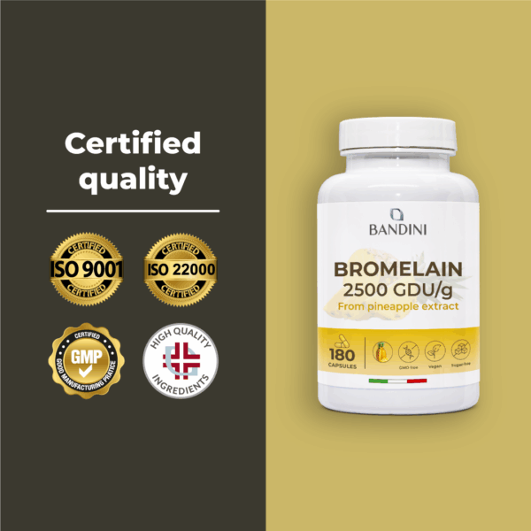 Prehransko dopolnilo z bromelainom