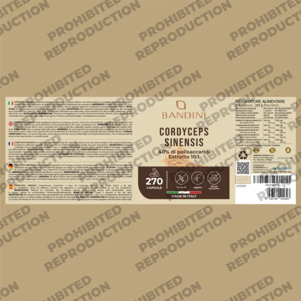 Prehransko dopolnilo s Cordyceps sinensis