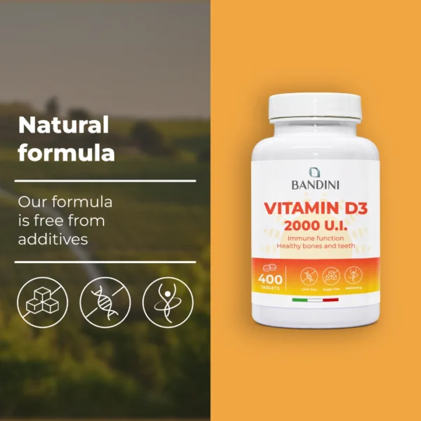 Prehransko dopolnilo z vitaminom D3 2000 IU
