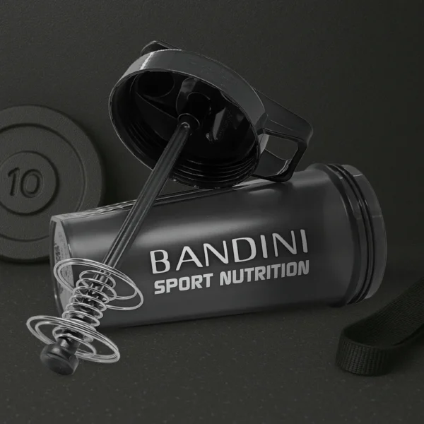 Bandini Sport Črni Shaker – 800ml - slika 3