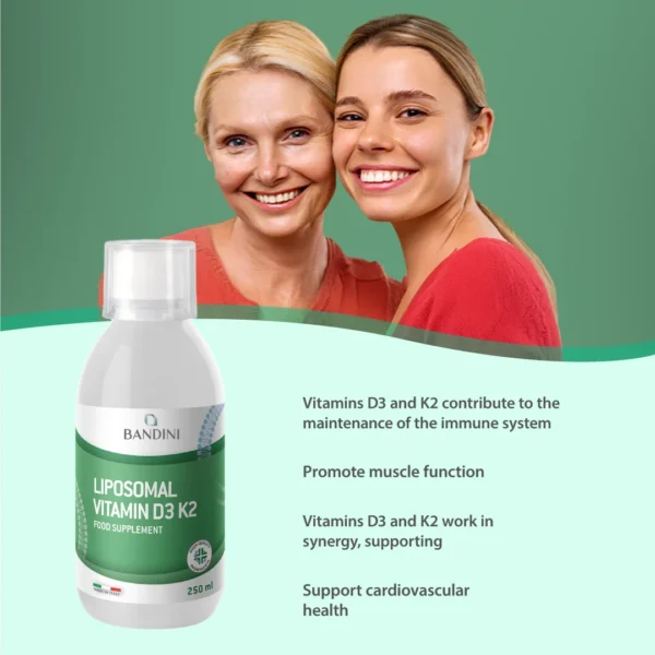 Prehransko dopolnilo z liposomskim vitaminom D3+K2