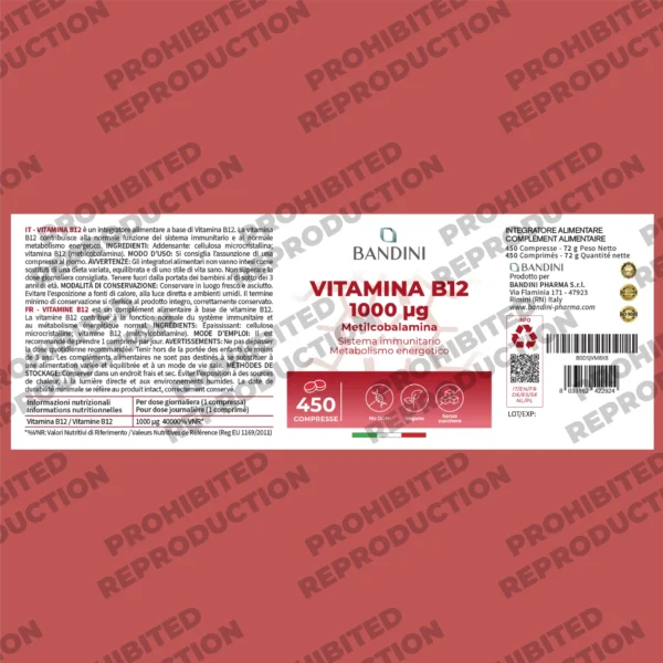 Prehransko dopolnilo z vitaminom B12