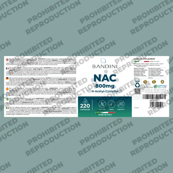Prehransko dopolnilo z NAC N-acetilcisteinom