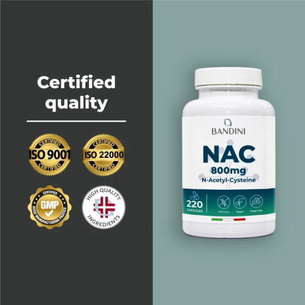 Prehransko dopolnilo z NAC N-acetilcisteinom