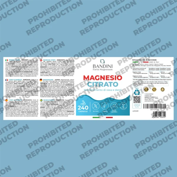 Prehransko dopolnilo z magnezijevim citratom