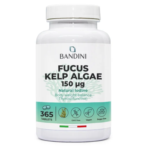 Fucus Kelp Algae 150mcg – 365 tablet