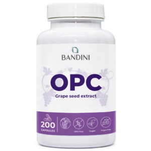 OPC Izvleček grozdnih pečk 200 kapsul BANDINI main