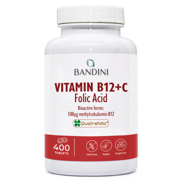 Vitamin B12 + folna kislina + vitamin C – 400 tablet