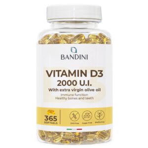Vitamin D3 365 mehkih kapsul BANDINI main