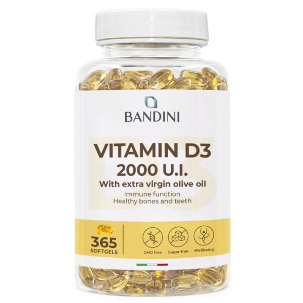 Vitamin D3 – 365 mehkih kapsul