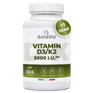 Vitamin D3 K2 5000 IU 365 tablet BANDINI main